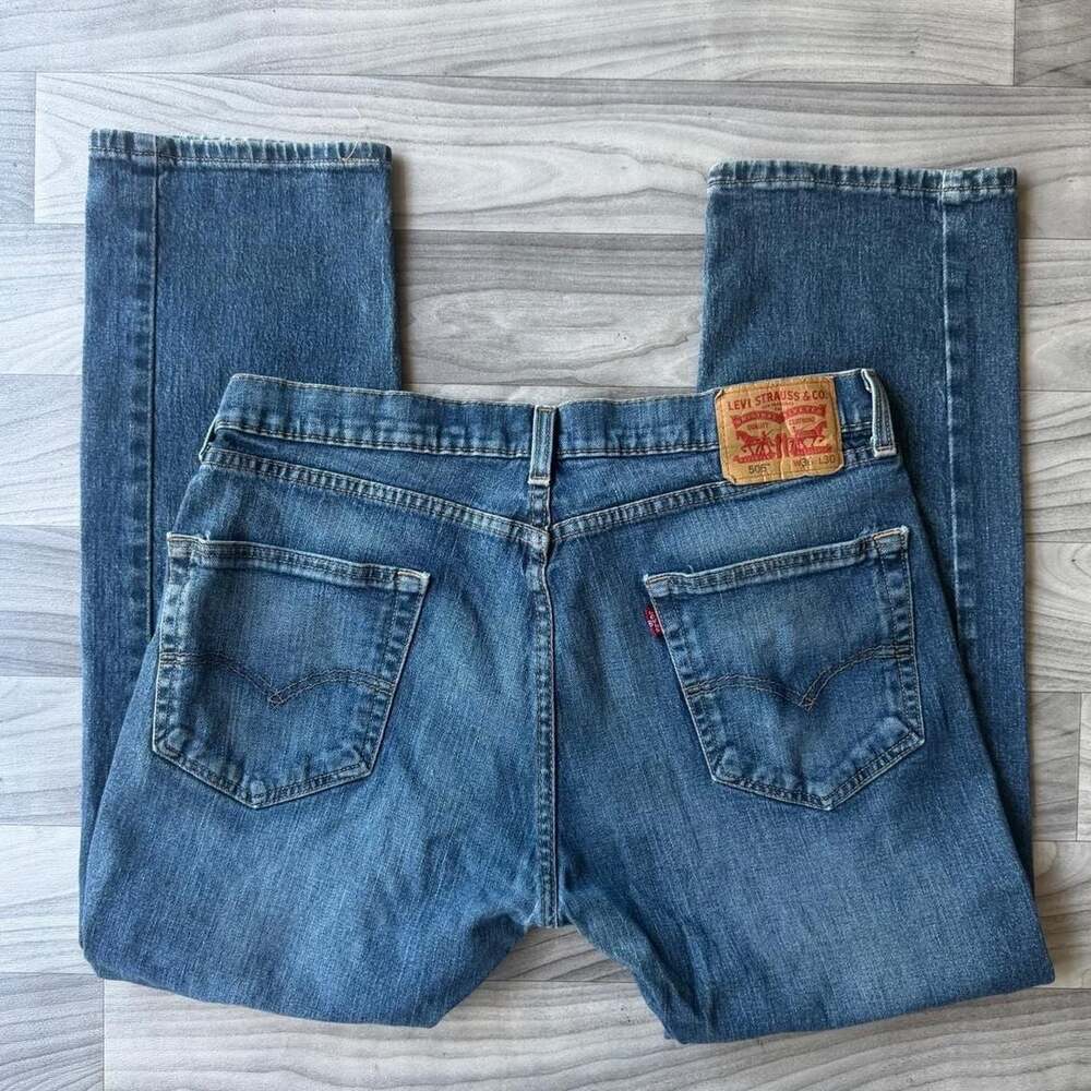 Levi's 505 Regular Fit Blue Denim Jeans